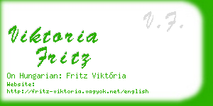 viktoria fritz business card